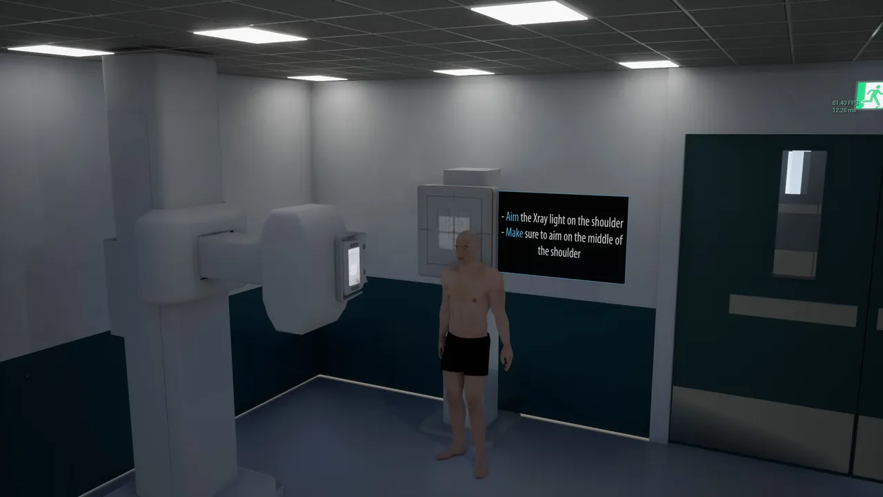 Shoulder X-Ray - Medical Devices and Facilities VR Training